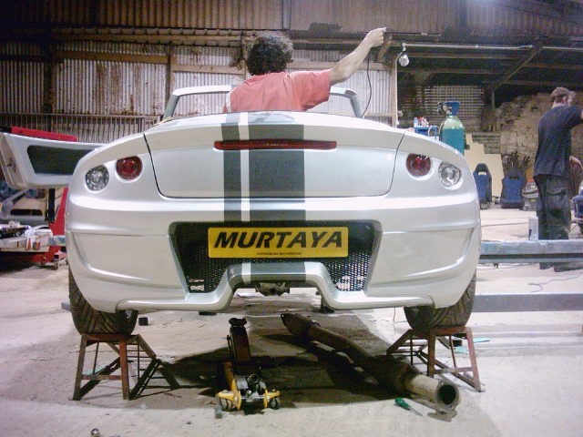 Painted and Striped Murtaya Demo Rear