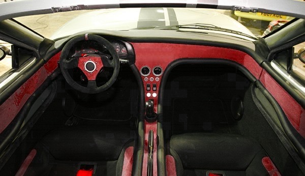 Photoshop of my future Murtaya Interior: Left Hand Drive, Red/Crimson on Black, No Radio (Navigation Possibility in the Future).